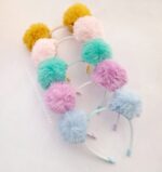 Tiara de pompons