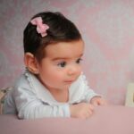 Mini laço para bebê