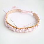 Tiara de pérolas baby
