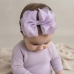 Laço de organza G para bebê