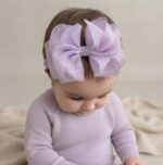 Laço de organza G para bebê