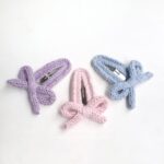 Tic-tac de crochet com laço