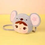 Bolsa Metoo Plush Jimbao Ratinha Alça Tiracolo - Imagem 3