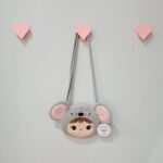 Bolsa Metoo Plush Jimbao Ratinha Alça Tiracolo