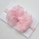 Laço de organza G para bebê